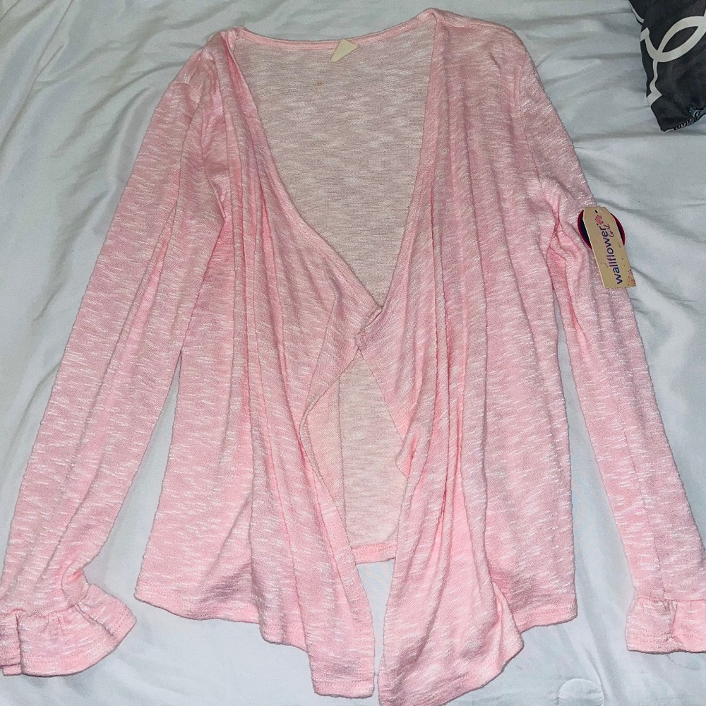 Pink cardigan
